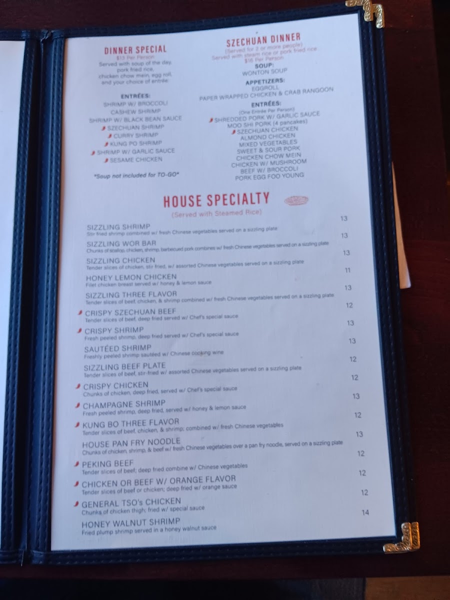 Menu China Chef-1